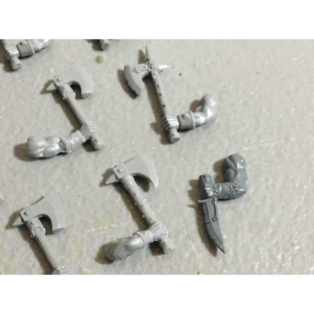 A22178 WARHAMMER FANTASY CHAOS MORTALS BITS LOT MIXED MARAUDER COMMAND & ARMS GW