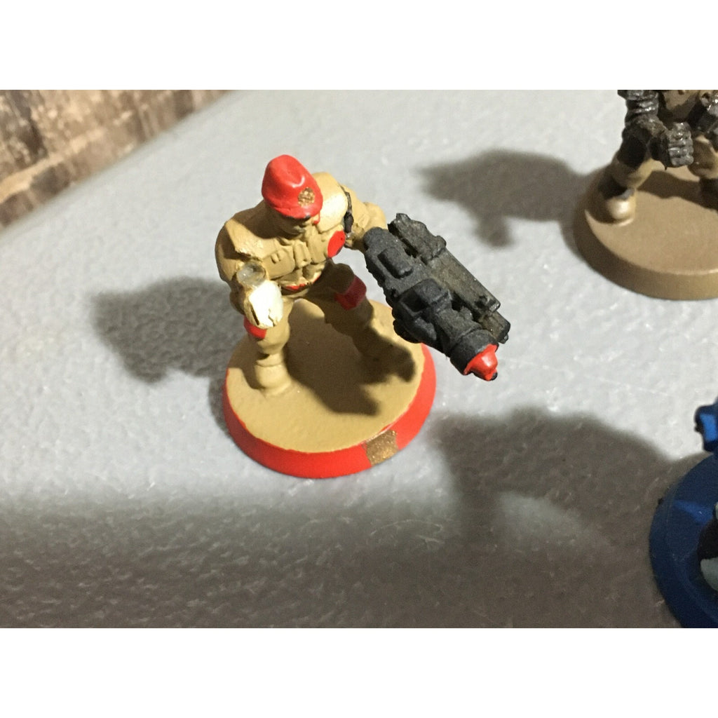 A19986 WARHAMMER 40K IMPERIAL GUARD ROGUE TRADER RTB07 4 PK ASTRA INCOMPLETE