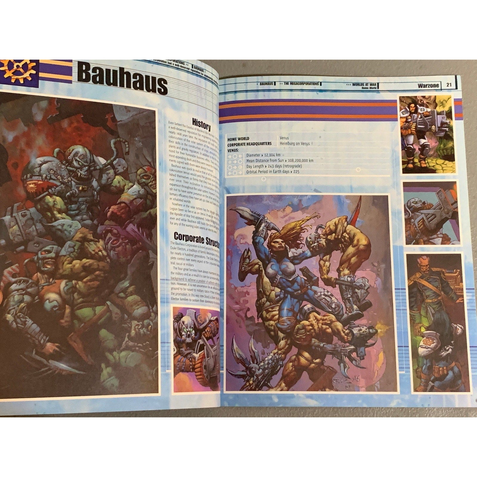 A31656 WARZONE MUTANT CH HHG HEARTBREAKER ARMY BOOK PLAYED THE CHRONICLES OF WAR