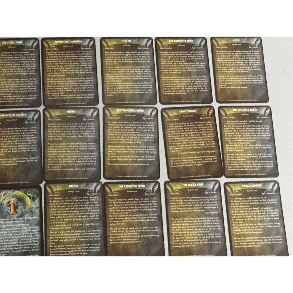 A32712 RACKHAM CONFRONTATION 104 COUNT CARDS LOT TABLETOP