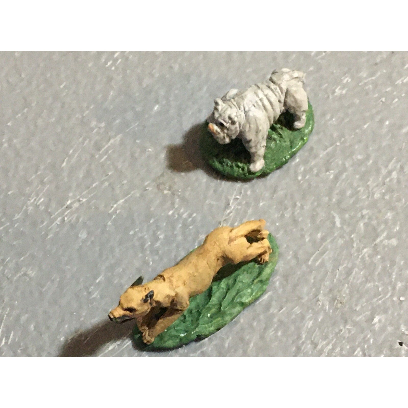 A10109 CITADEL PRE SLOTTA METAL RARE OOP PAINTED DOGS PETS