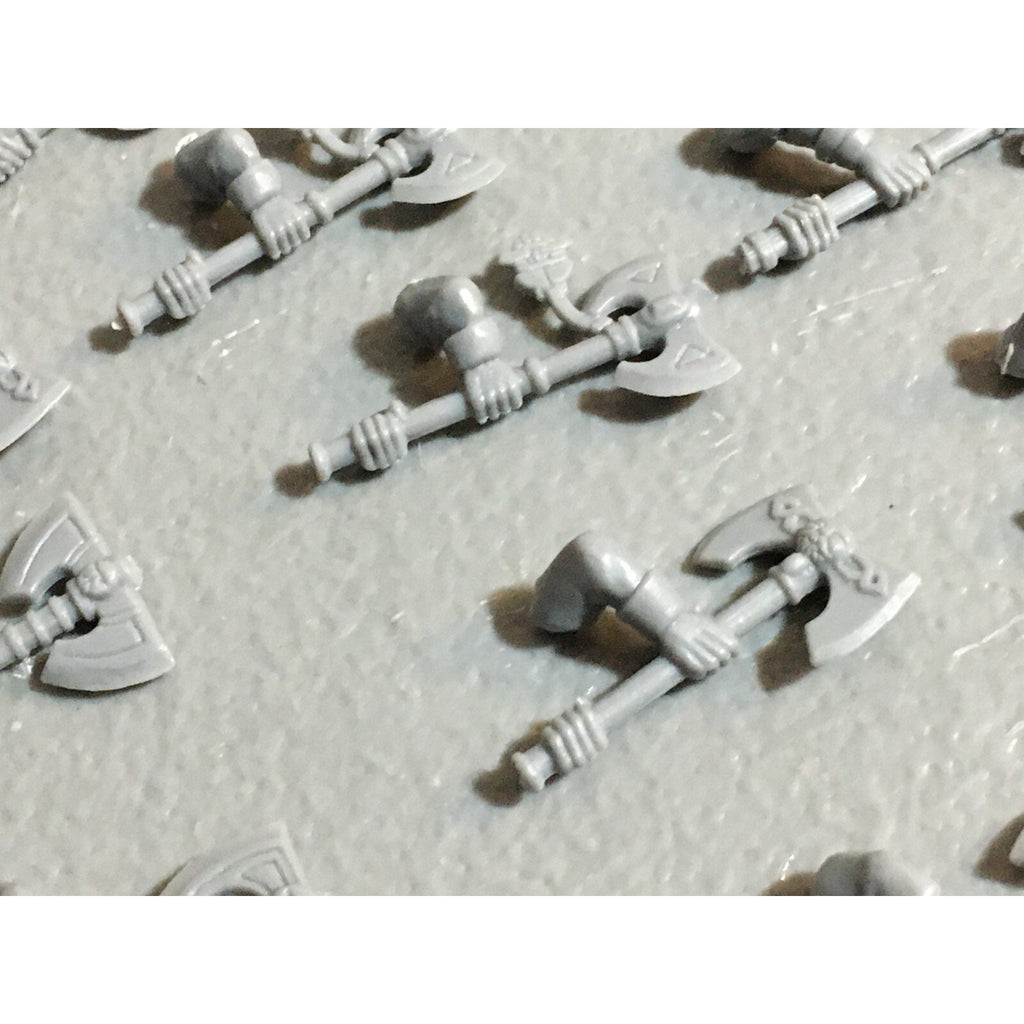 A23399 WARHAMMER FANTASY DWARFS BITS LOT WARRIORS ARMS GAMES WORKSHOP GW