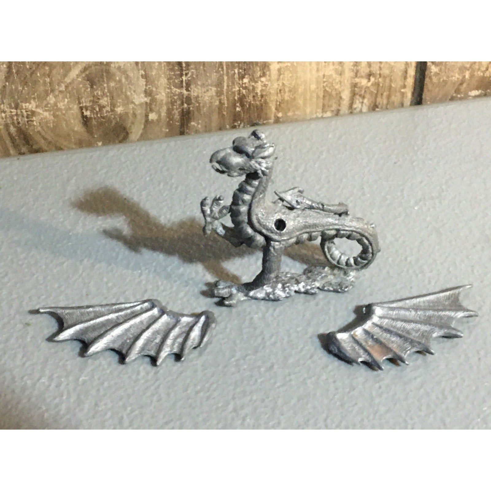 A32082 UNKNOWN METAL WINGED DRAGON TABLE TOP WAR GAMES RPG D&D