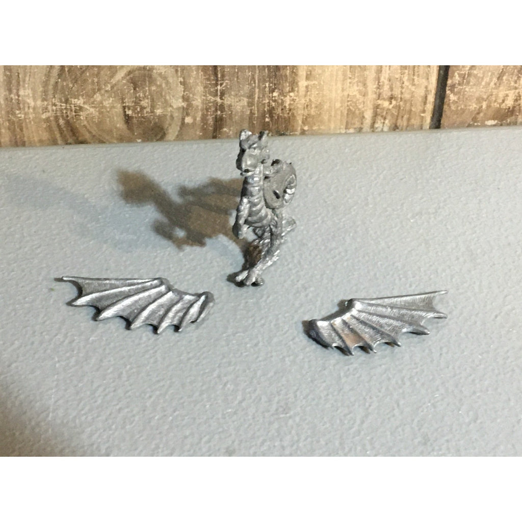 A32082 UNKNOWN METAL WINGED DRAGON TABLE TOP WAR GAMES RPG D&D