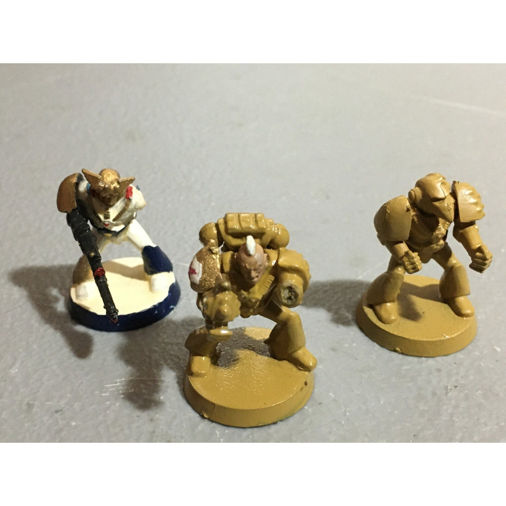 A19982 WARHAMMER 40K SPACE MARINES ROGUE TRADER RTB01 3 PK INCOMPLETE