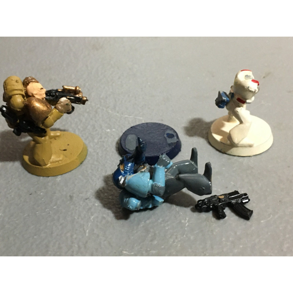 A19983 WARHAMMER 40K SPACE MARINES ROGUE TRADER RTB01 3 PK INCOMPLETE