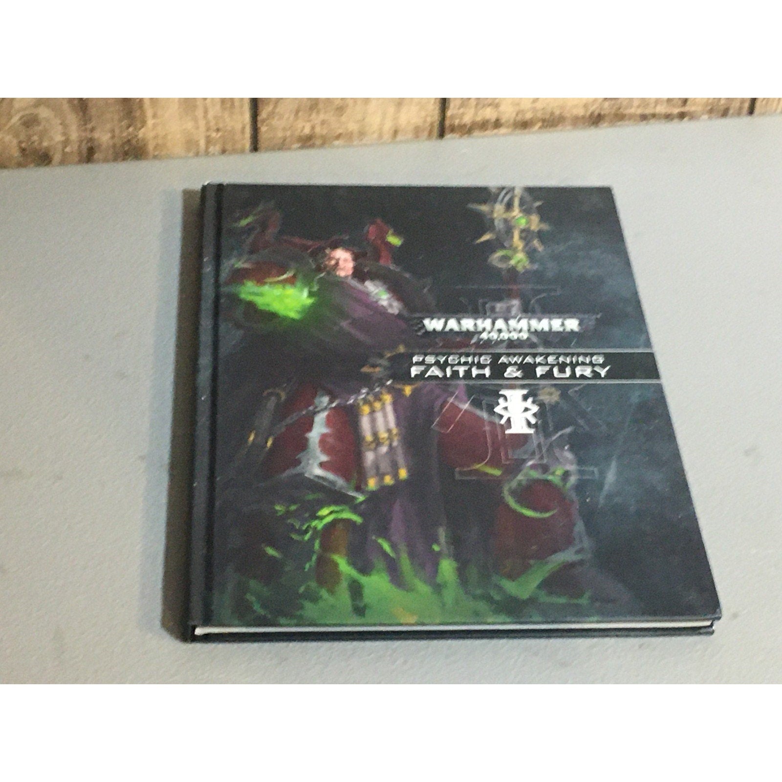 BOOK WARHAMMER 40K PSYCHIC AWAKENING FAITH & FURY USED HB HARDBACK