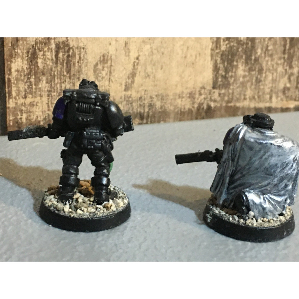 A33809 WARHAMMER 40K SPACE MARINES METAL SCOUT SNIPER 2 PK GW GAMES WORKSHOP
