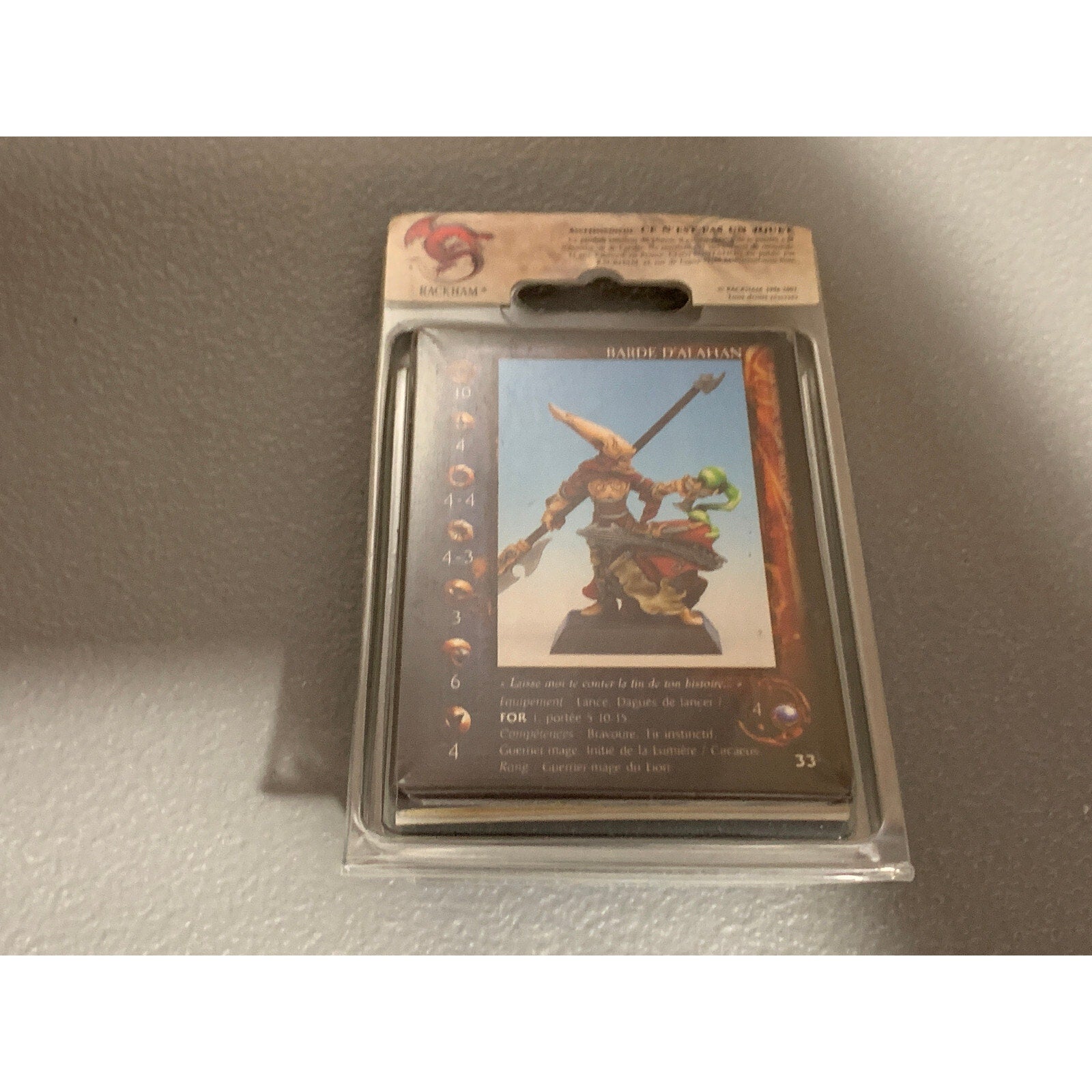 A10427 RACKHAM CONFRONTATION METAL OOP NIB BARD OF ALAHAN NEW SEALED