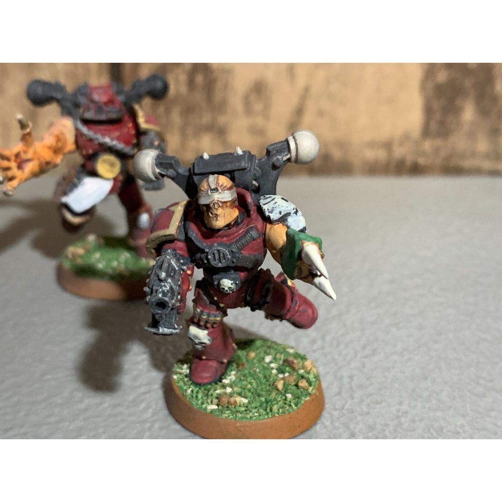 A17507 WARHAMMER 40K CHAOS SPACE MARINES OOP CUSTOM POSSESSED PAINTED BASED