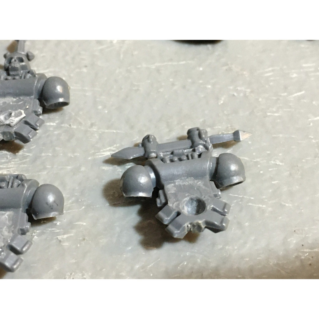 A23148 WARHAMMER 40K SPACE MARINES DARK ANGELS BITS LOT BACKPACKS GAMES WORKSHOP