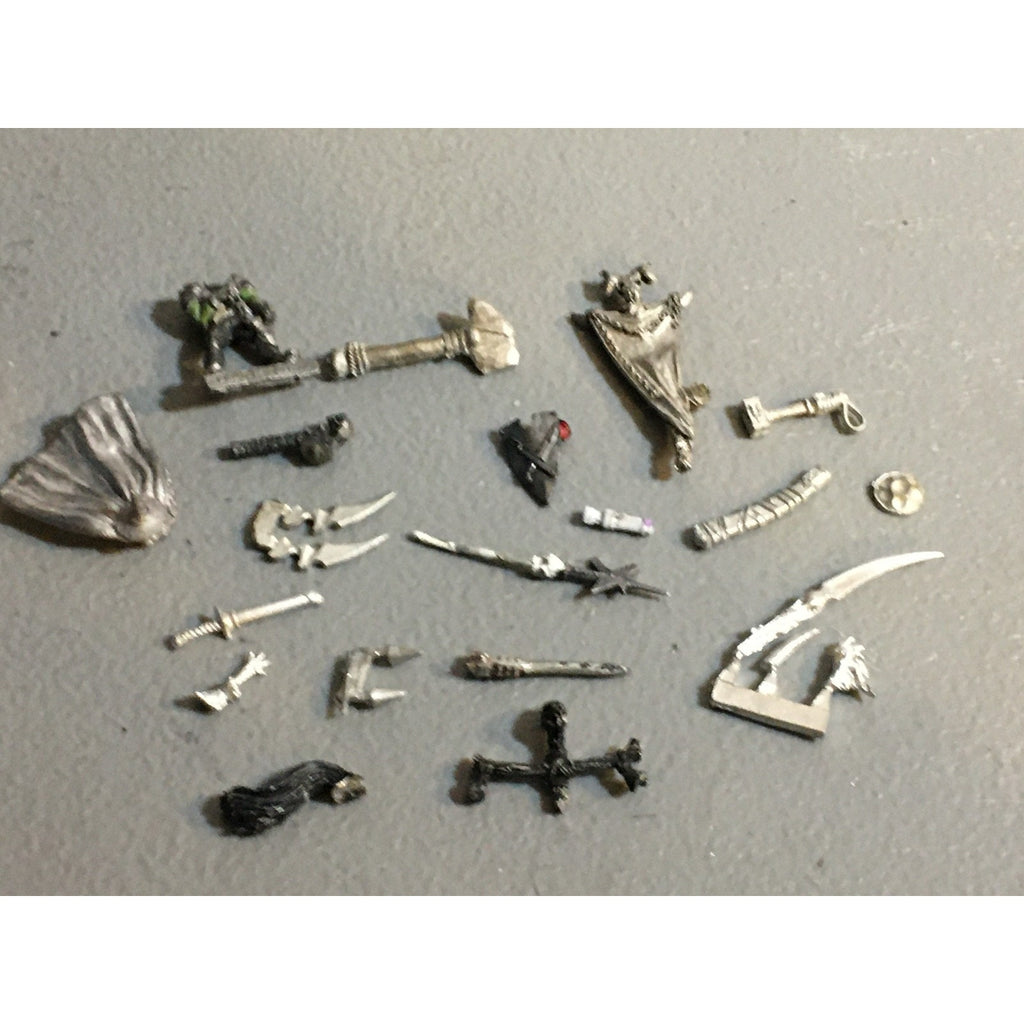 A32542 UNKNOWN MINIATURES ALL METAL BITS & INCOMPLETE LOT FANTASY
