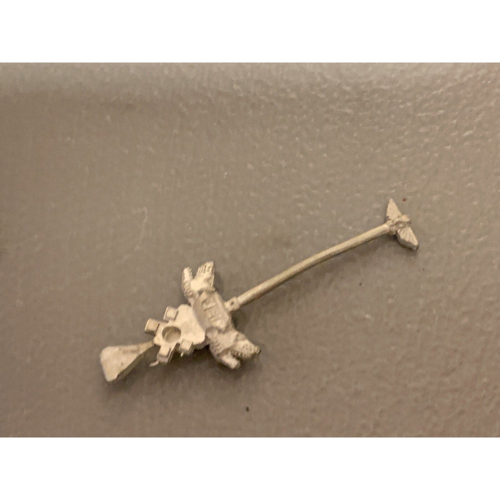 A17717 WARHAMMER 40K SPACE MARINES WOLVES METAL BANNER BACKPACK GW OOP