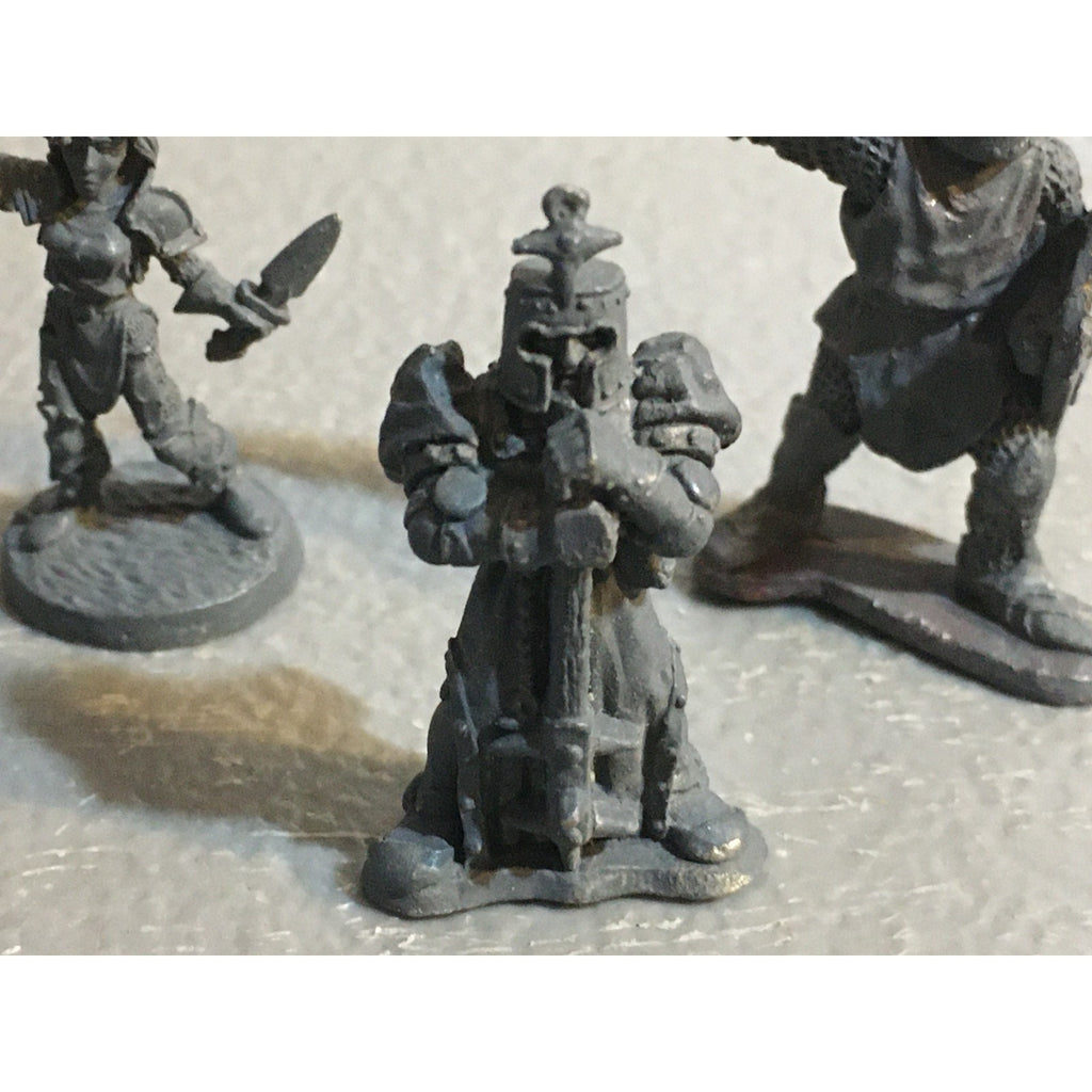 A32611 RAL PARTHA MINIATURES METAL 3 PK PALADIN KNIGHT FIGHTER D&D