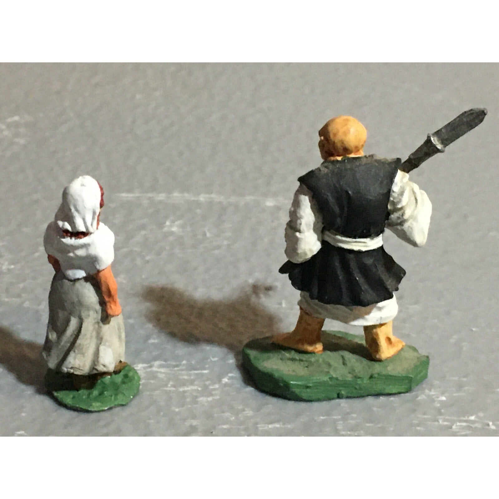 A10122 CITADEL PRE SLOTTA METAL RARE OOP HUMAN VILLAGERS PEASANTS 2 PK PAINTED