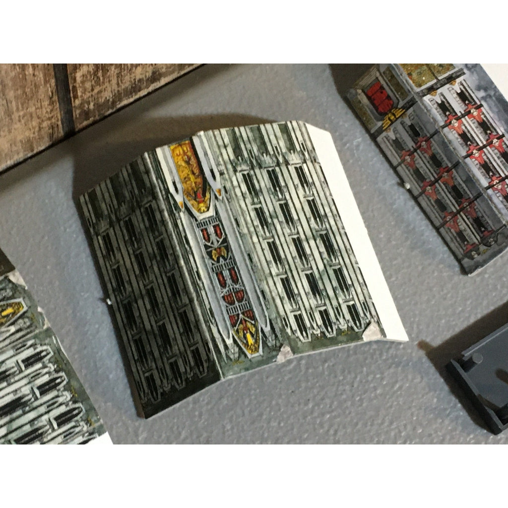 A31678 WARHAMMER EPIC 40K TERRAIN BUILDINGS PLASTIC & CARDSTOCK 4 PK