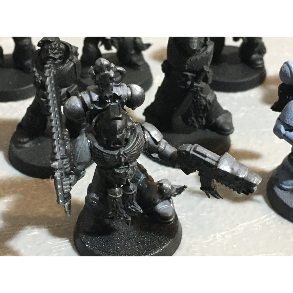 A23004 WARHAMMER 40K SPACE MARINES WOLVES INCOMPLETE GREY HUNTERS 10 PK GW