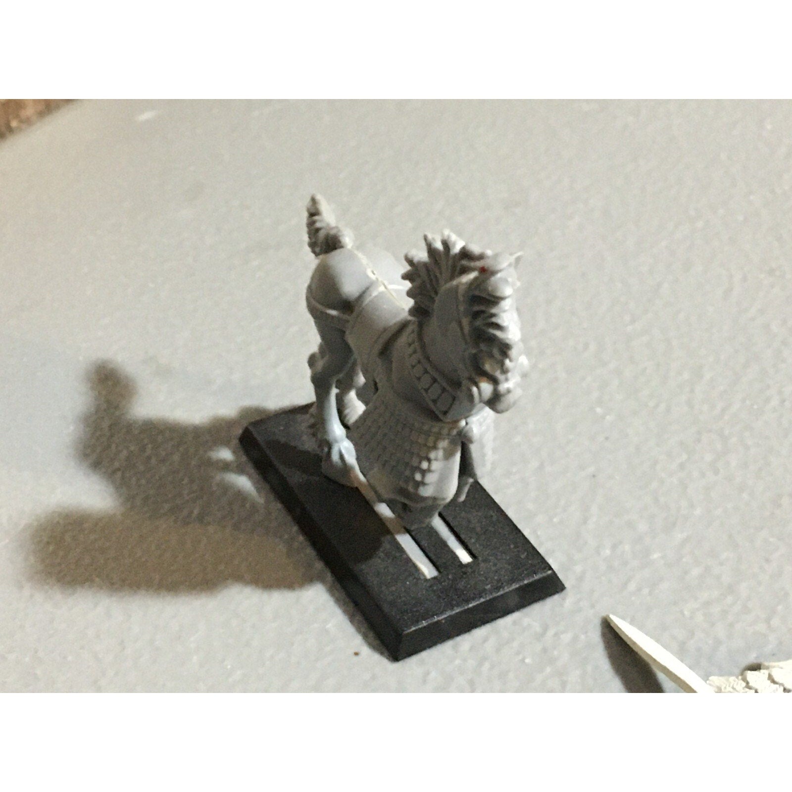 A23911 WARHAMMER FANTASY HIGH ELVES METAL SILVER HELM COMMAND CHAMPION NO SHIELD