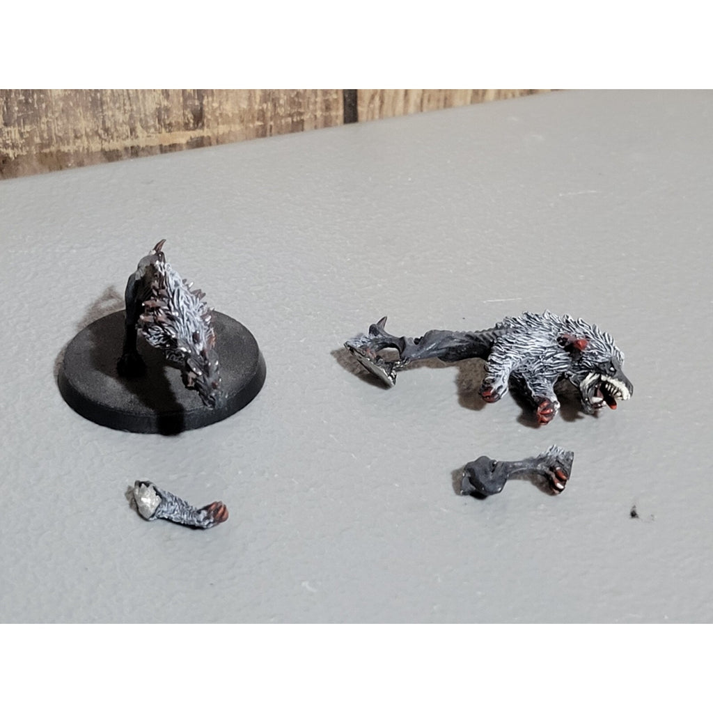 A17893 WARHAMMER FANTASY CHAOS MORTALS WARRIORS METAL WARHOUNDS 2 PK