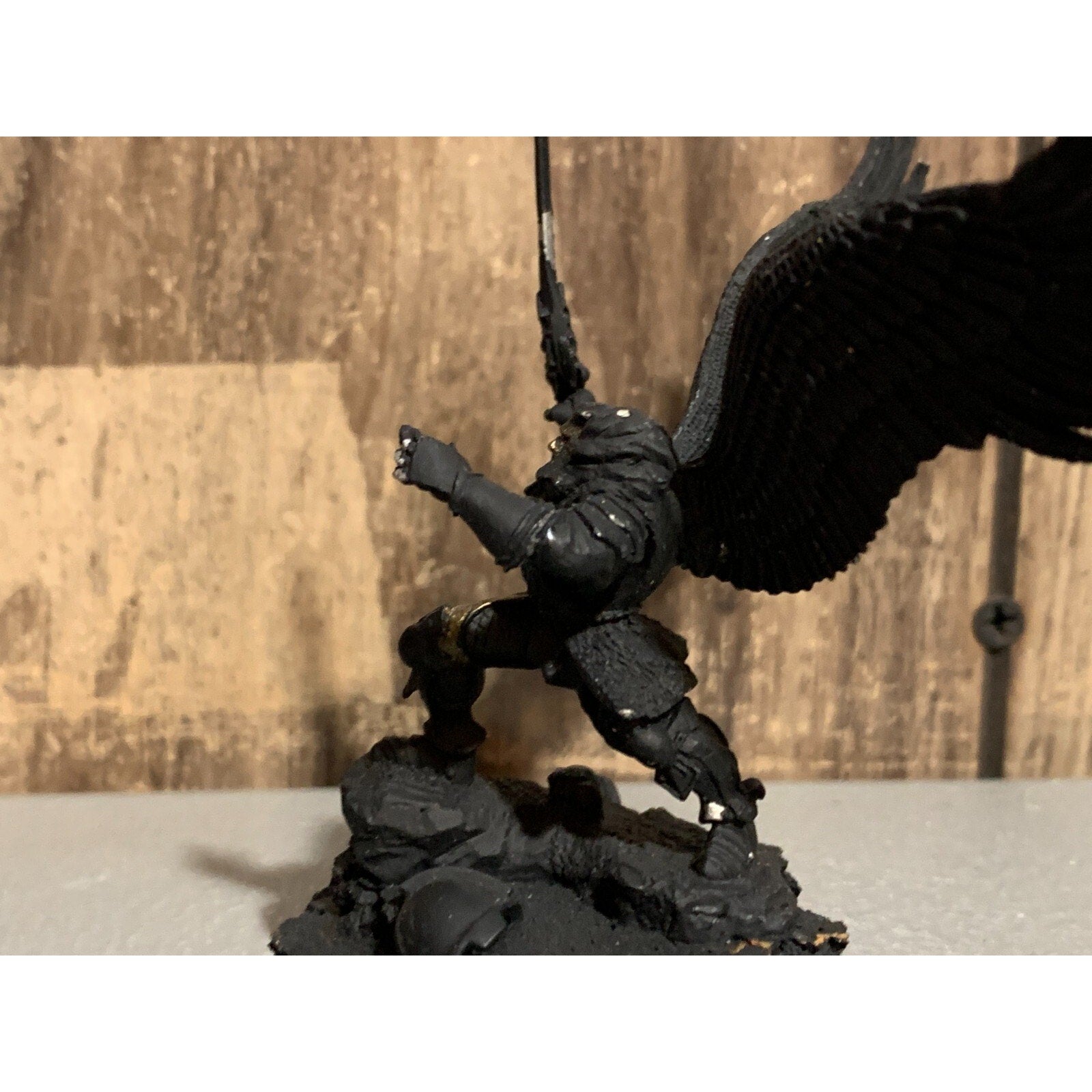 A11498 WARGAMES FANTASY FUTURISTIC METAL MINIATURE WINGED ANGEL HQ LORD