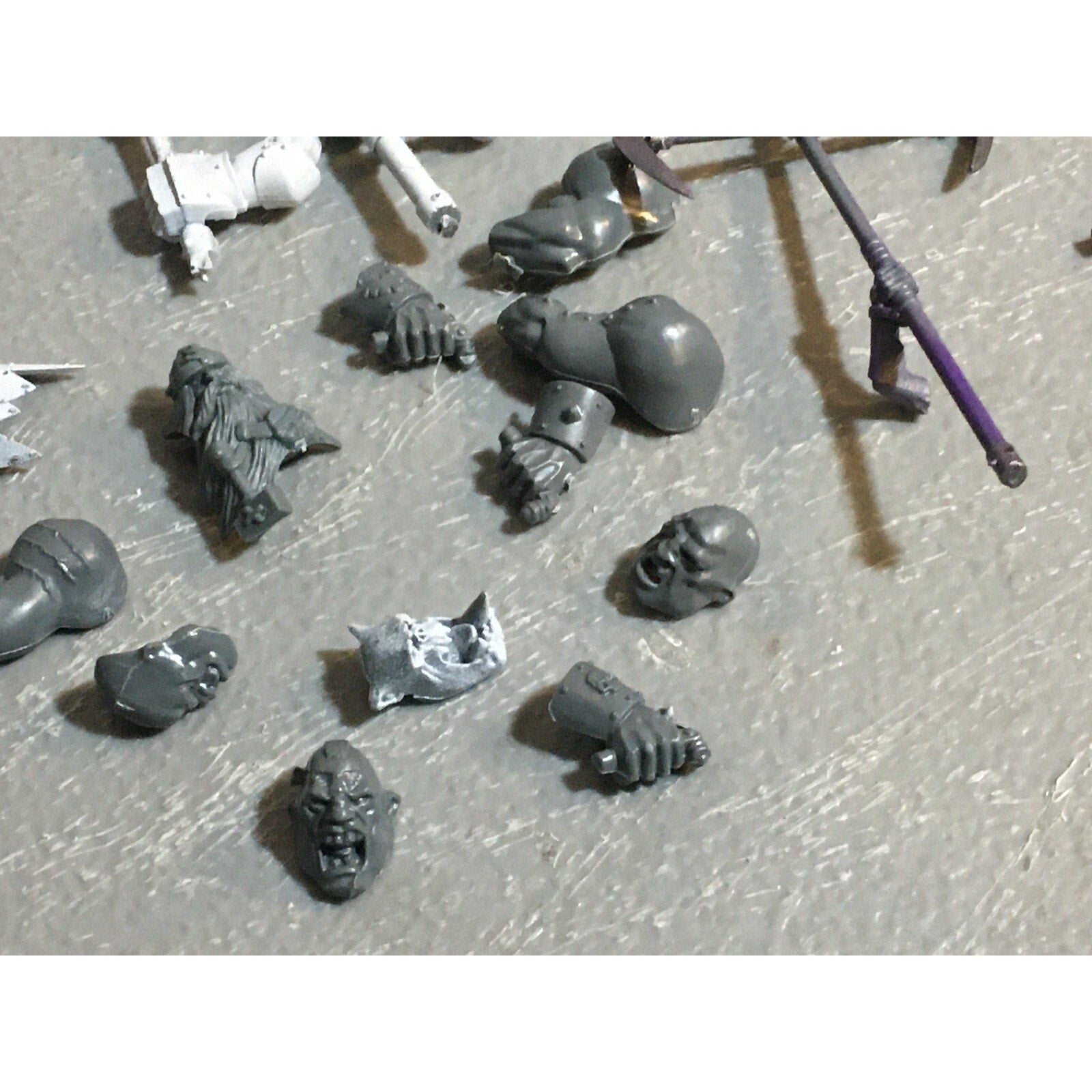 A18545 WARHAMMER FANTASY AOS MIXED BITS LOT OGRE ORC DARK ELVES DWARFS GW