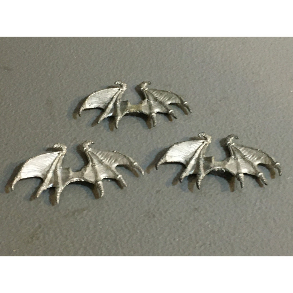 A33852 WARHAMMER 40K TYRANIDS BITS LOT METAL GARGOYLE WINGS 3 PK GW