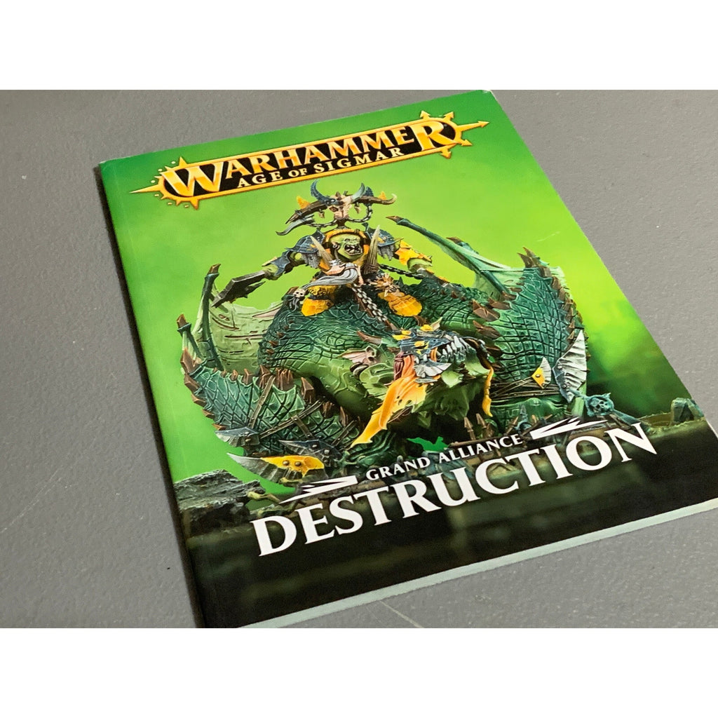 A15633 WARHAMMER AOS GRAND ALLIANCE DESTRUCTION ORRUK TOKENS WARSCROLL CARDS