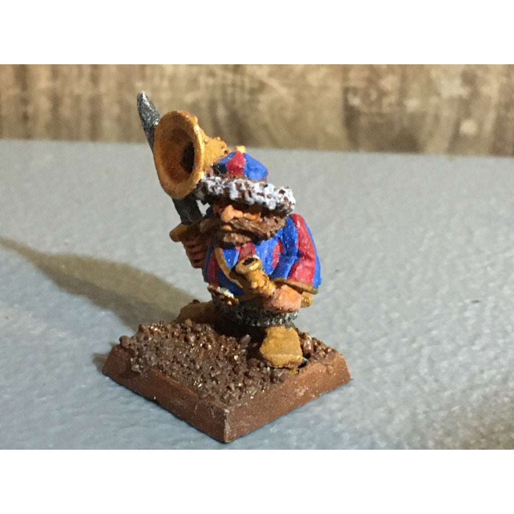A30724 WARHAMMER AOS FANTASY MARAUDER DWARFS METAL COMMAND MUSICIAN GW