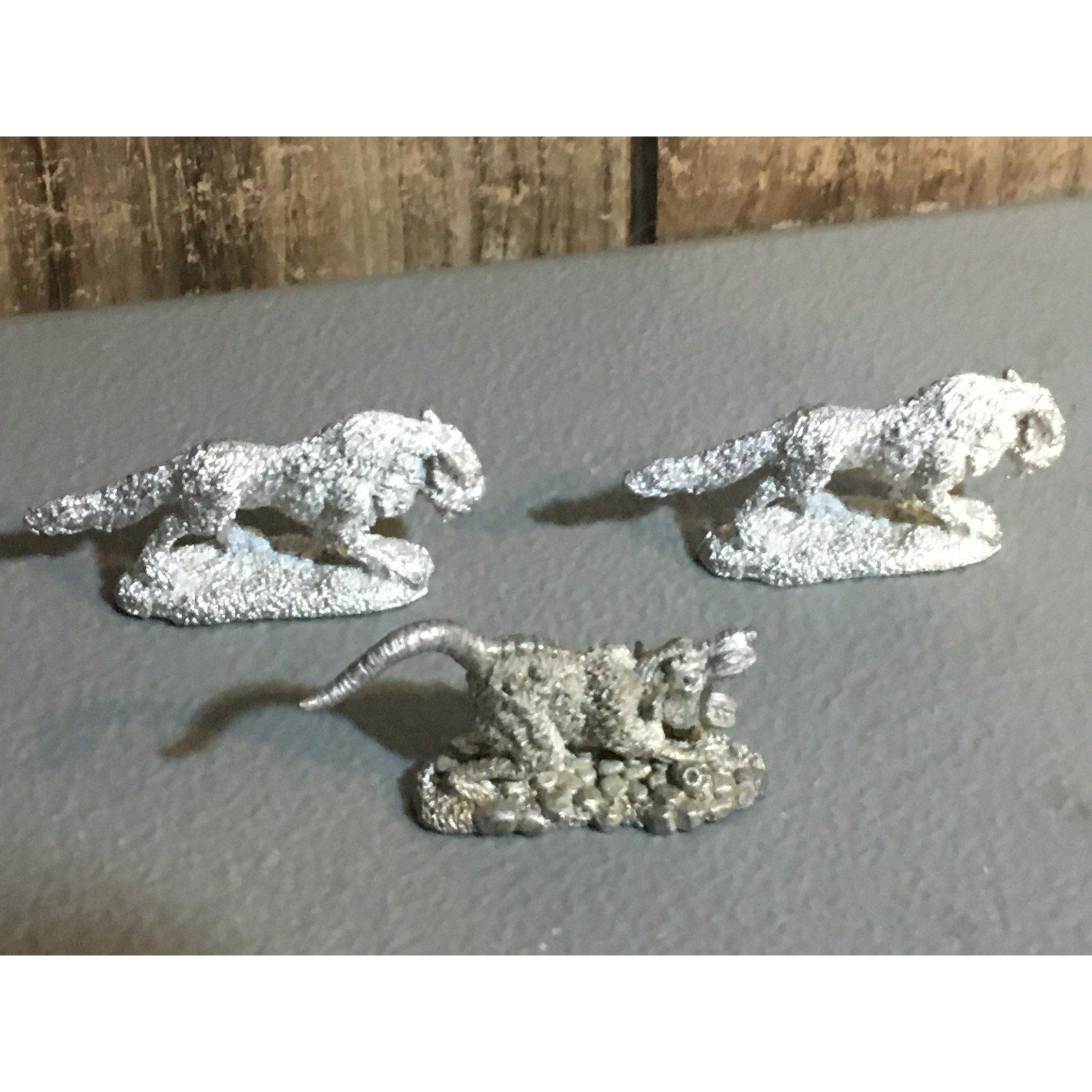 A33996 REAPER MINIATURES METAL EDIRE RATE & 2 GOBLIN WOLF D&D TABLETOP