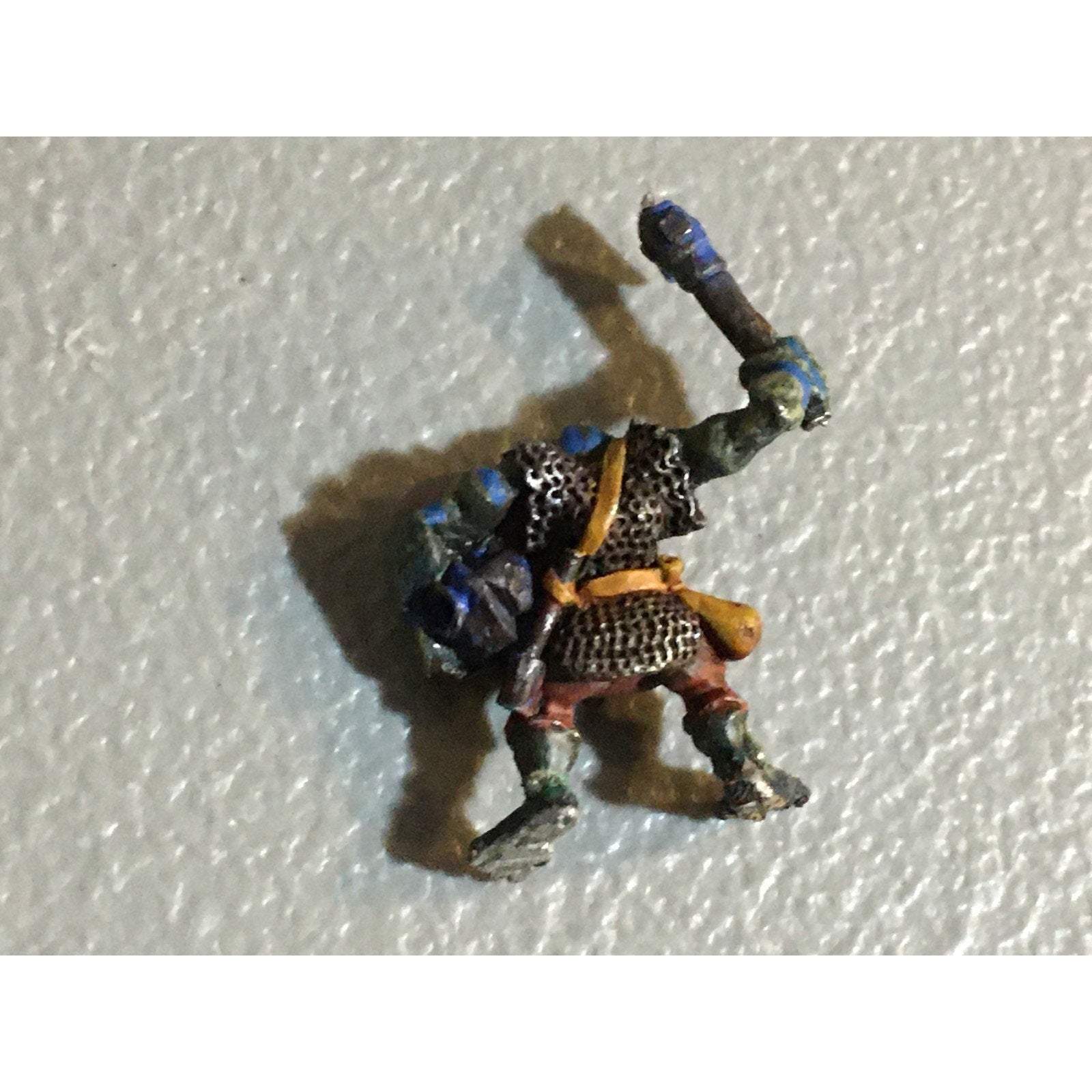 A32478 WARHAMMER FANTASY METAL ORCS GOBLINS ORC DRUMMER MUSICIAN PAINT