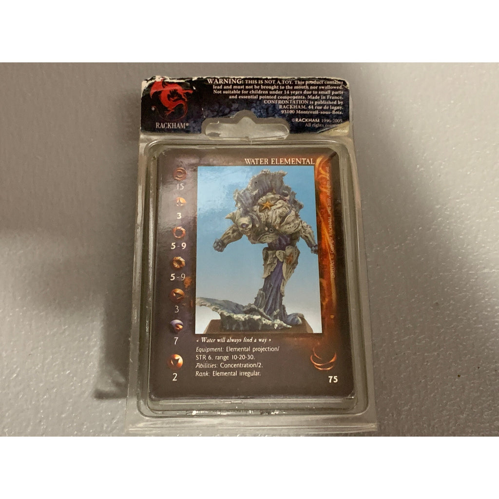 NIB RACKHAM CONFRONTATION METAL OOP WATER ELEMENTAL