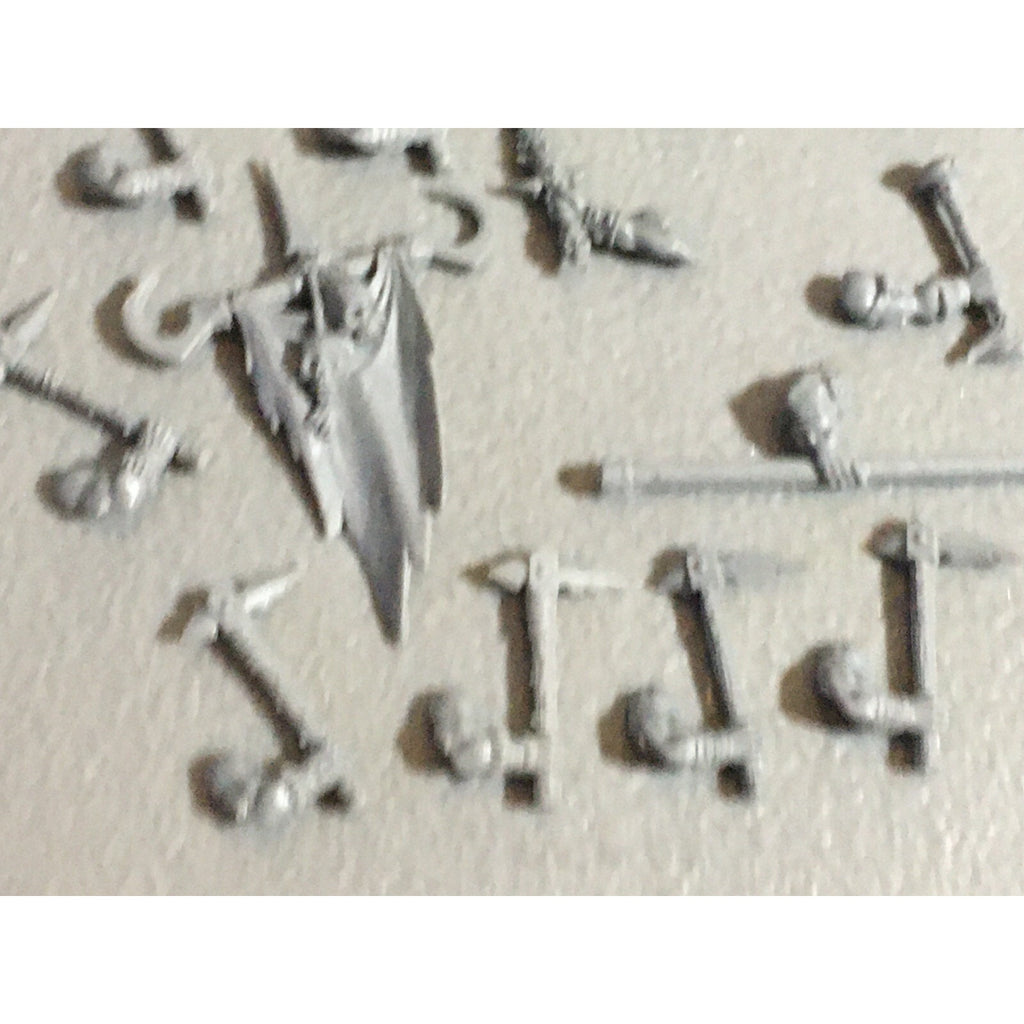 A22188 WARHAMMER FANTASY CHAOS MORTALS BITS LOT MIXED MARAUDER COMMAND & ARMS GW