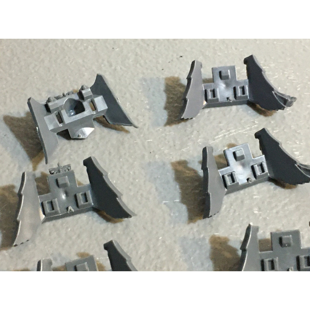 A29405 WARHAMMER 40K SPACE MARINES DARK ANGELS BITS LOT BIKE FRONT PLATES GW