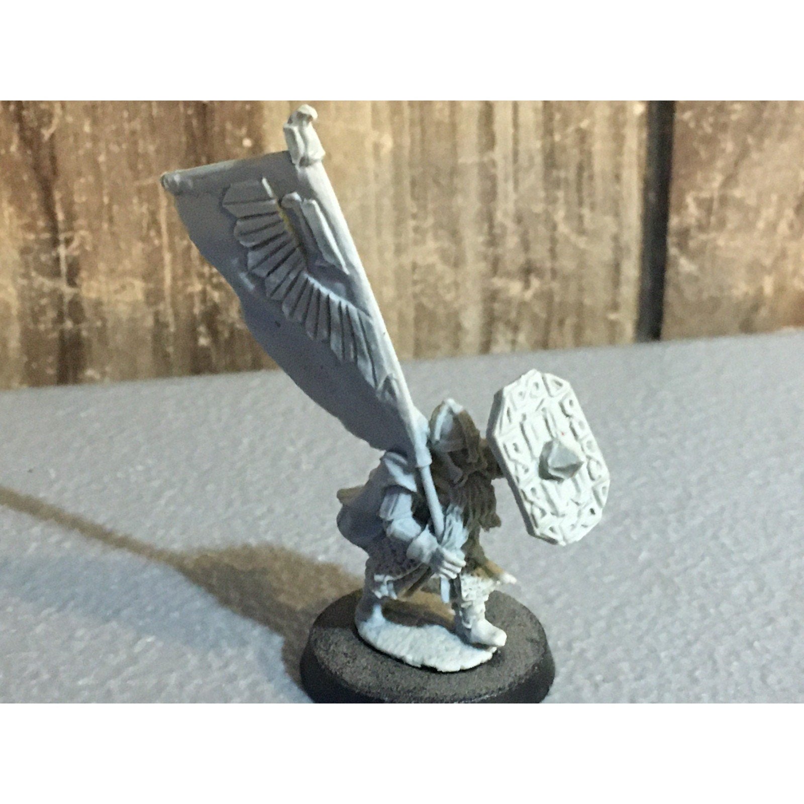 A30027 LOTR LORD OF THE RINGS GAMES WORKSHOP DWARF HERALD BANNER BEARER FINECAST