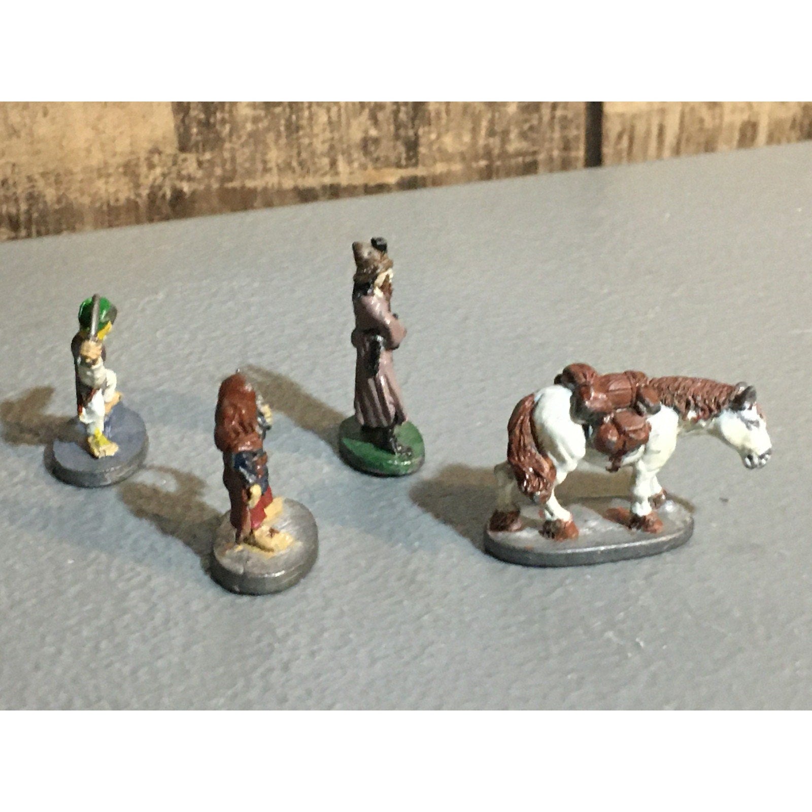 A32629 GRENADIER MINIATURES METAL FANTASY HALFLING WIZARD HORSE TABLETOP RPG