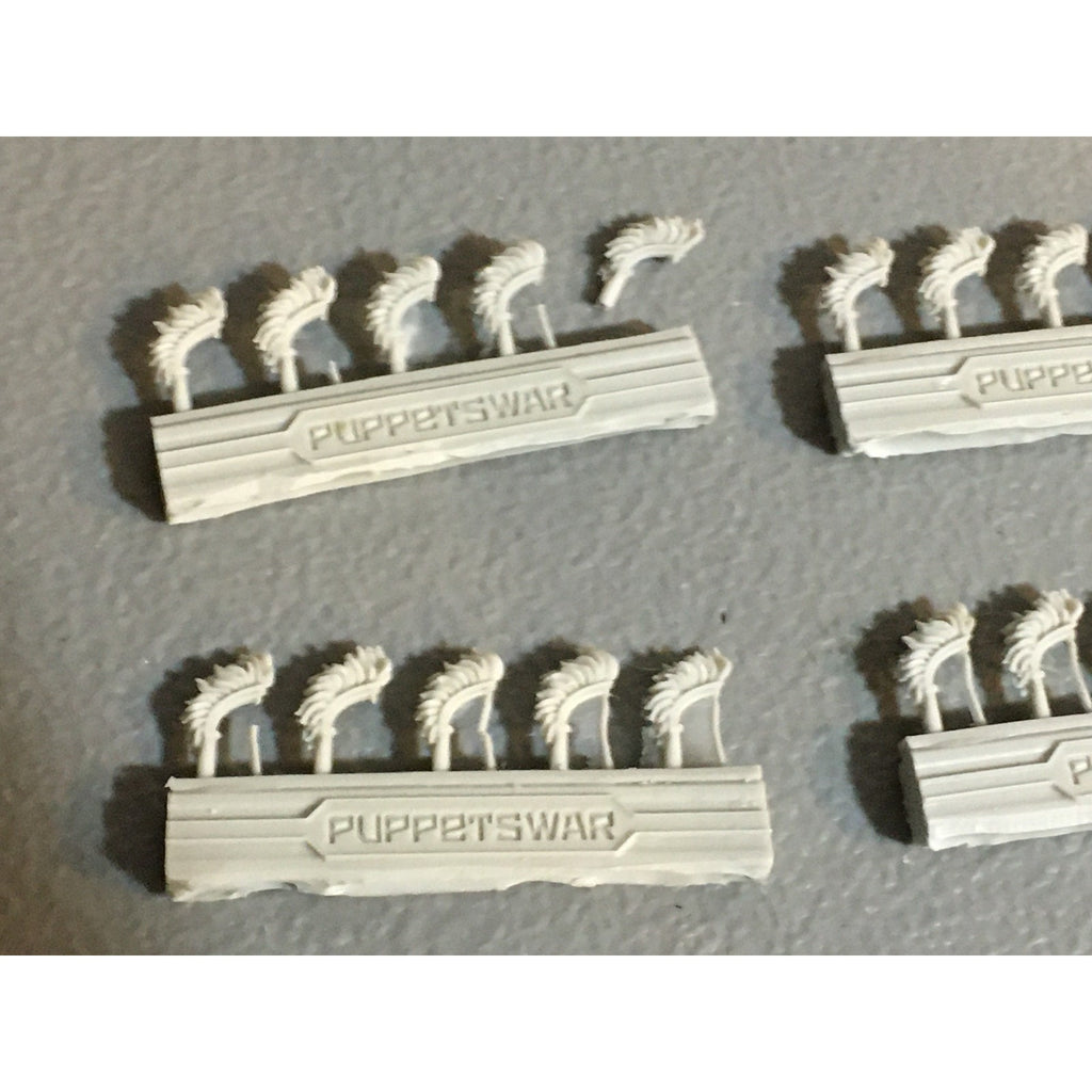A32537 PUPPETSWAR MINIATURES PLASTIC FANTASY PRAETORIAN CRESTS BITS PACK LOT