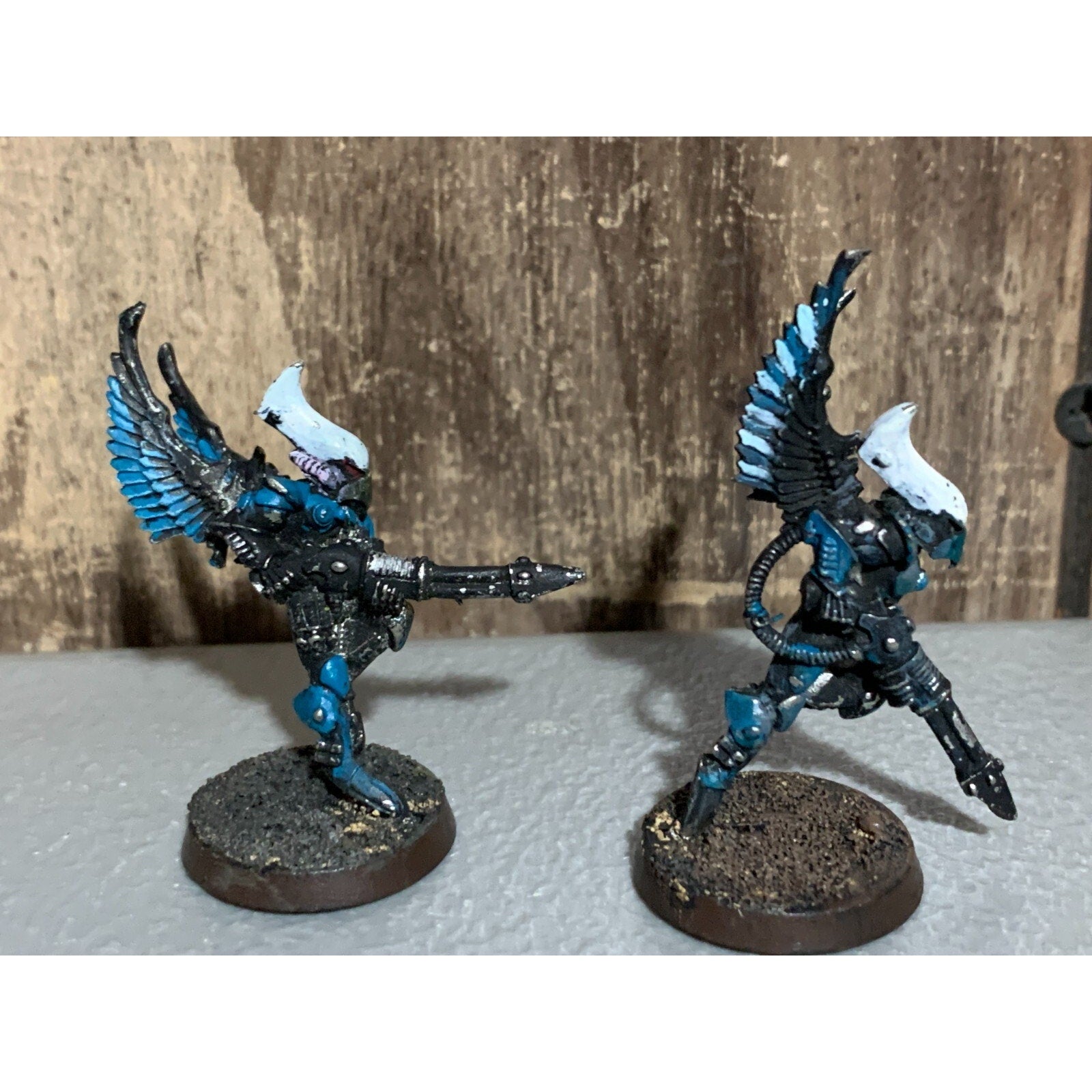 A16730 WARHAMMER 40K ELDAR CRAFTWORLDS SWOOPING HAWKS 2 PK METAL GW