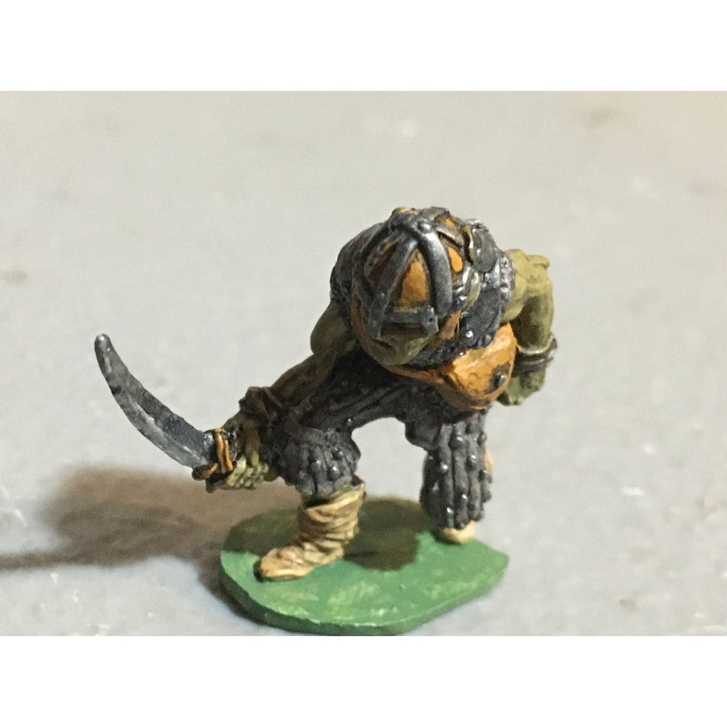 A10099 CITADEL PRE SLOTTA METAL RARE OOP ORC WARRIORS 2 PK WARHAMMER PAINTED