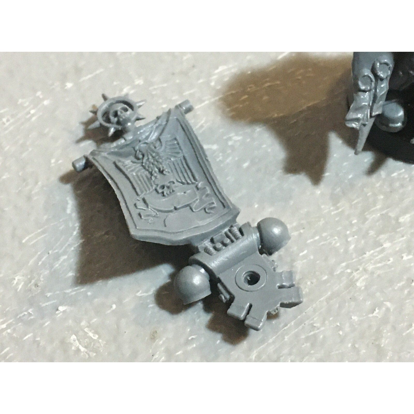 A20145 WARHAMMER 40K SPACE MARINES BLOOD ANGELS METAL BAAL SPONSON + CAPT NO HND