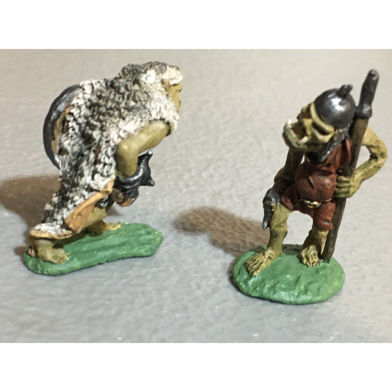A9798 CITADEL PRE SLOTTA METAL RARE OOP ORCS ARMOURED & AXE SPEAR
