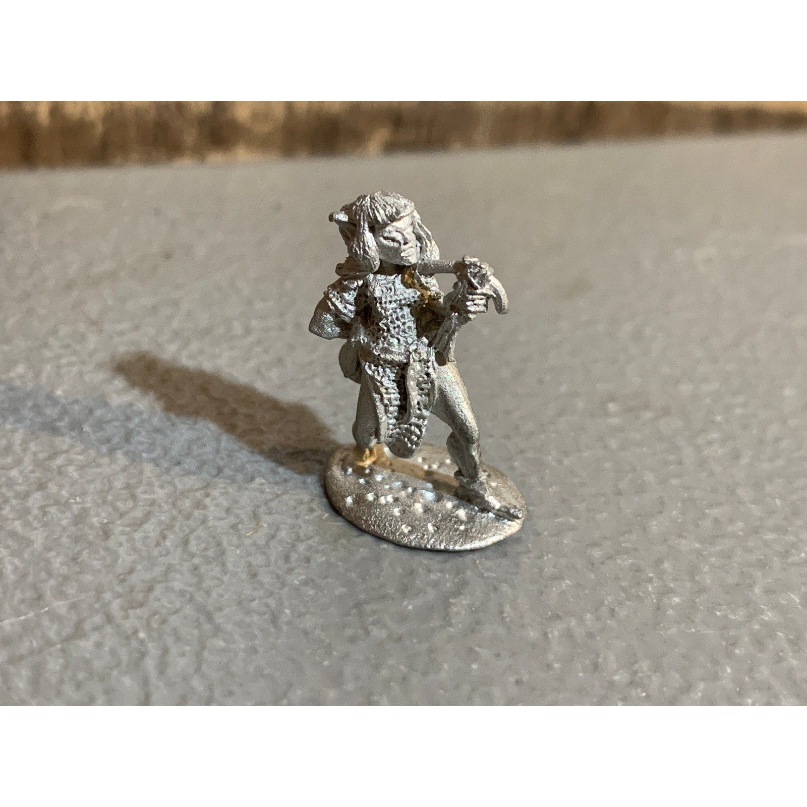 A30701 1ST ED CITADEL WARHAMMER DARK ELF METAL QULLA DARKFAITH W/ CROSSBOW