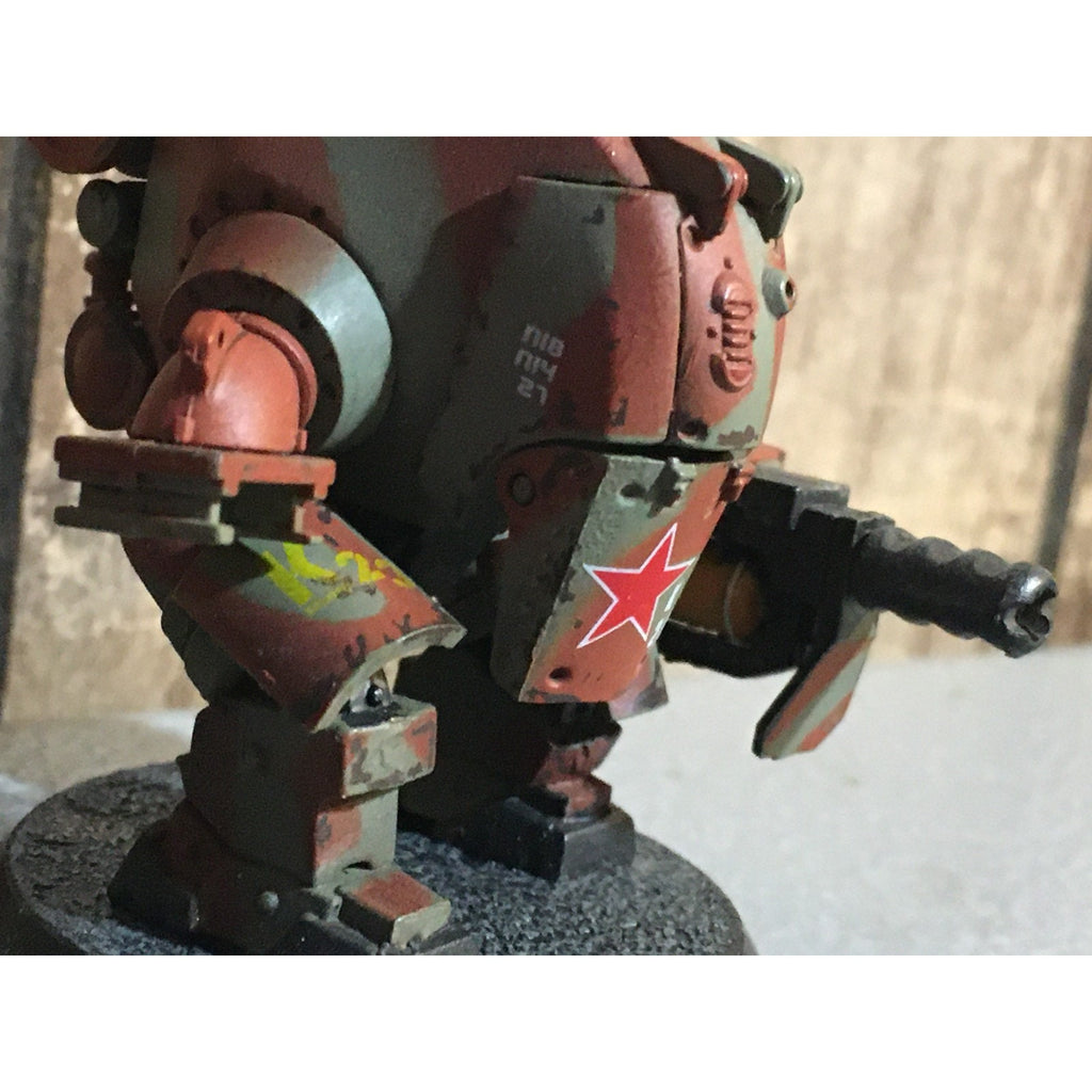 A32044 RACKHAM AT-43 RED BLOK MINI SPETSNATZ KOLOSSUS UNIT INCOMPLETE W CARD
