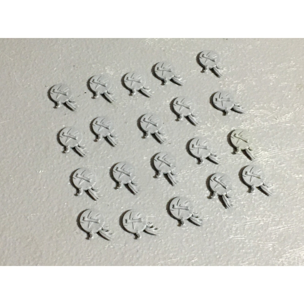 A22624 WARHAMMER FANTASY ORCS & GOBLINS BITS LOT GOBLIN SHIELD GAMES WORKSHOP GW