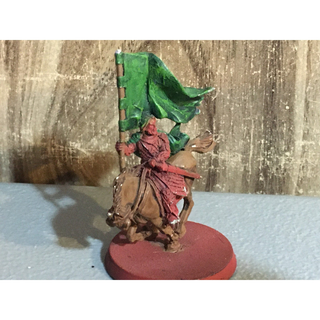 A30091 LOTR LORD OF THE RINGS GAMES WORKSHOP METAL ROHAN GAMLING W ROYAL BANNER