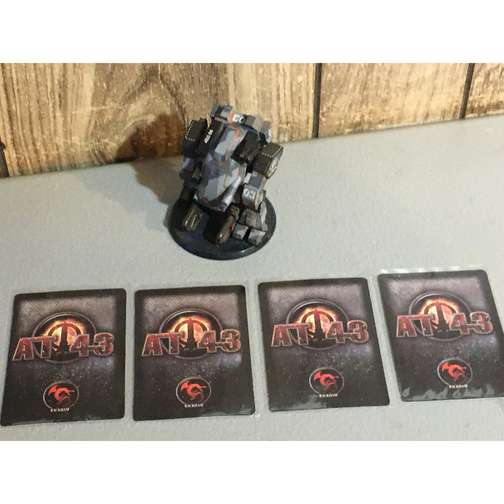 A33507 RACKHAM AT-43 UNA FIRE TOAD MINIATURE W CARDS