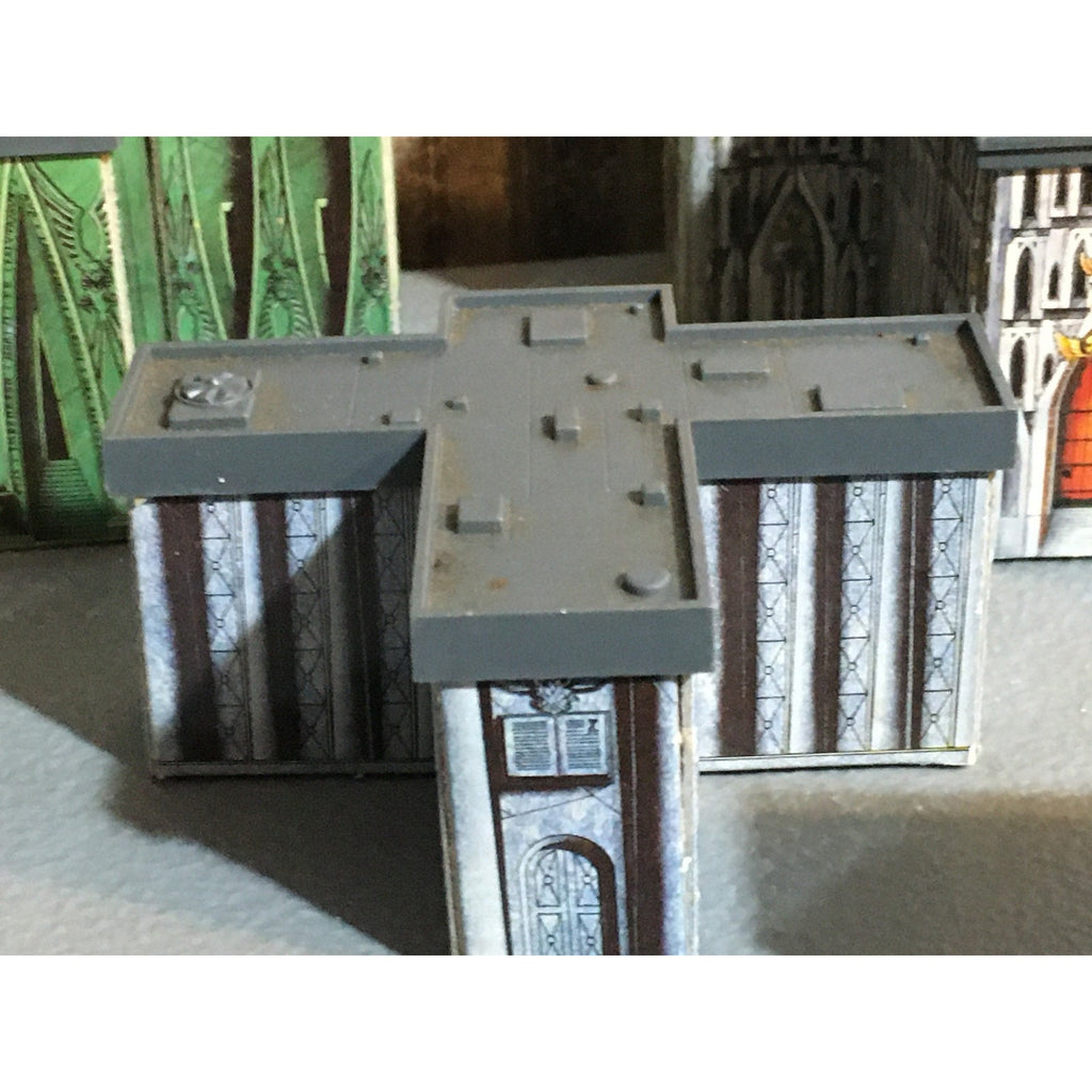 A31675 WARHAMMER EPIC 40K TERRAIN BUILDINGS PLASTIC & CARDSTOCK 6 PK