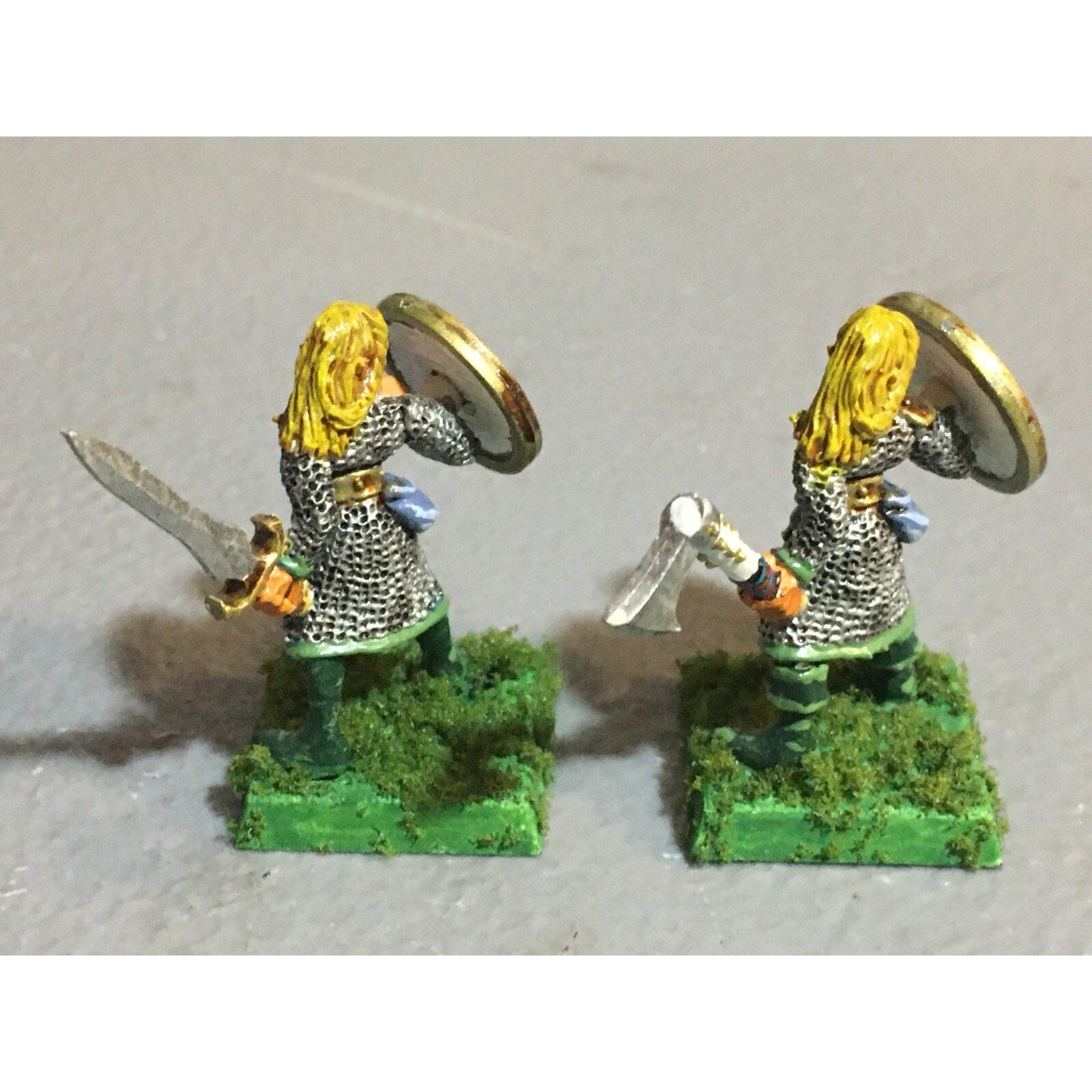 A18757 WARHAMMER FANTASY MARAUDER METAL WOOD ELVES WARRIORS 2 PK GW