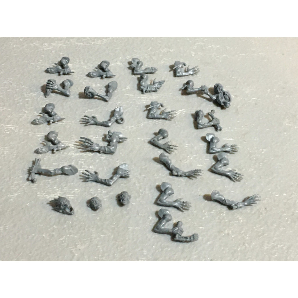 A23456 WARHAMMER FANTASY VAMPIRE COUNTS UNDEAD BITS LOT GHOUL ARMS GW