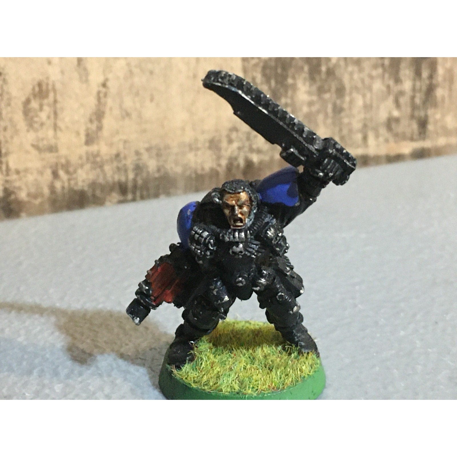 A33825 WARHAMMER 40K SPACE MARINES METAL SCOUT SERGEANT GW