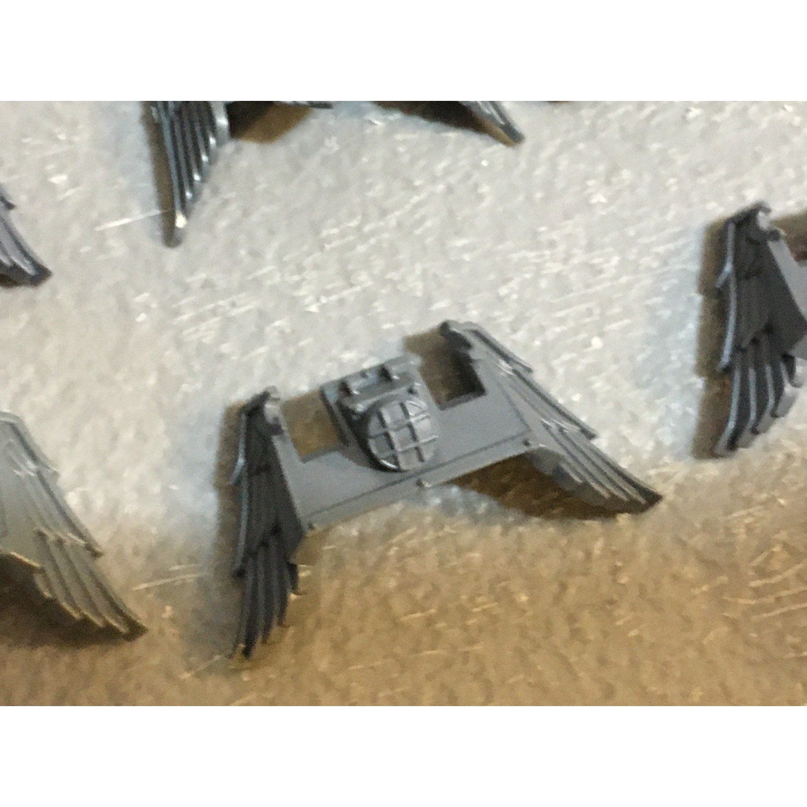 A29406 WARHAMMER 40K SPACE MARINES DARK ANGELS BITS LOT BIKE FRONT PLATES GW